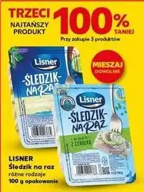 Kaufland Śledzik na raz w sosie śmietanowym Lisner Na Raz oferta
