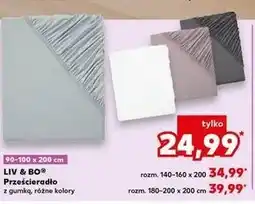 Kaufland Prześcieradło 180-200 x 200 cm Liv & Bo oferta