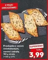 Kaufland Przekąska z sosem śmietanowym serem i cebulą oferta