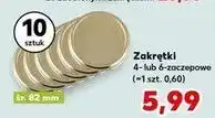 Kaufland Zakrętki do słoików 82 mm 6 zaczepowe oferta