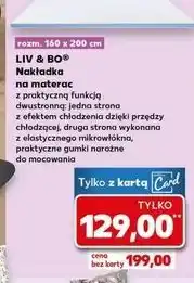 Kaufland Nakładka na materac 160 x 200 cm Liv & Bo oferta