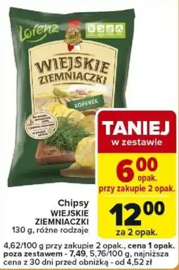 Carrefour Express Chipsy Wiejskie Ziemniaczki Lorenz oferta
