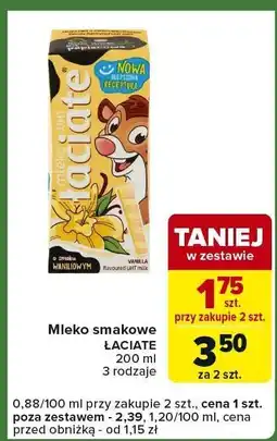 Carrefour Express Mleko smakowe Łaciate oferta