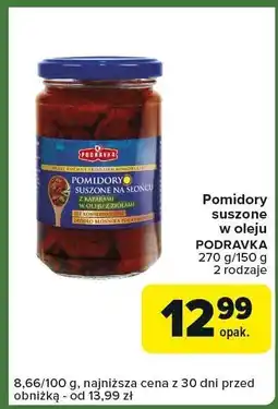 Carrefour Express Pomidory suszone w oleju Podravka oferta