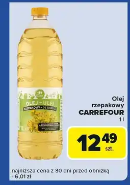 Carrefour Express Olej rzepakowy Carrefour oferta