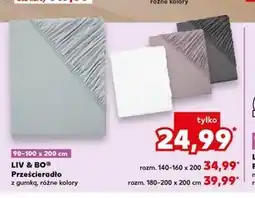 Kaufland Prześcieradło z gumką Liv & BO oferta