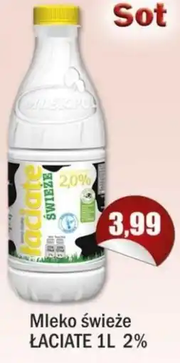 Społem Mleko Łaciate oferta