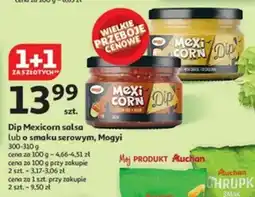 Auchan Dip Mexicorn salsa lub o smaku serowym oferta