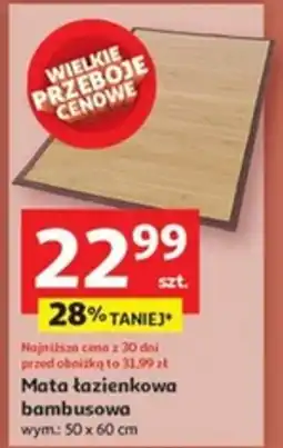 Mata łazienkowa bambusowa