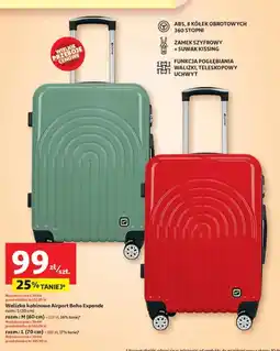 Auchan Walizka kabinowa Airport Boho Expande itp. oferta