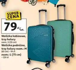 Auchan Walizka kabinowa, trzy kolory itp. oferta