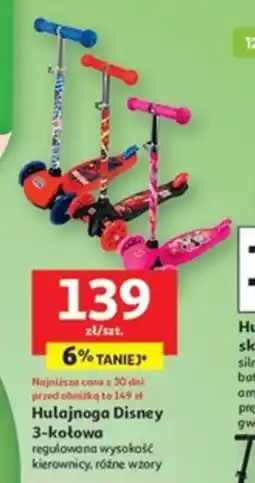 Auchan Hulajnoga Disney oferta