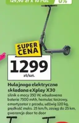 Auchan Hulajnoga elektryczna składana eXplay X30 oferta