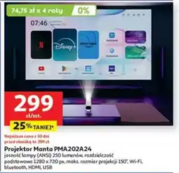 Auchan Projektor Manta PMA202A24 oferta