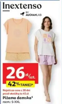 Auchan Piżama damska Inextenso oferta
