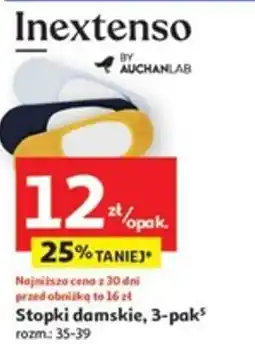 Auchan Stopki damskie Inextenso oferta