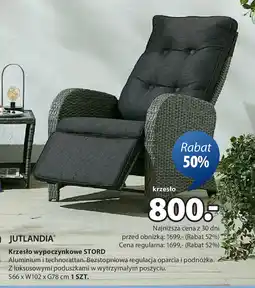 JYSK Jutlandia krzesło wypoczynkowe stord oferta