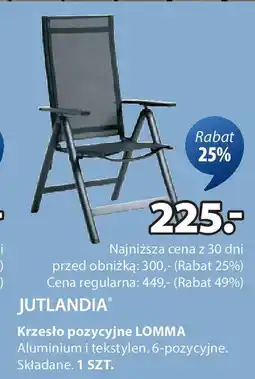 JYSK Jutlandia krzesło pozycyjne lomma oferta