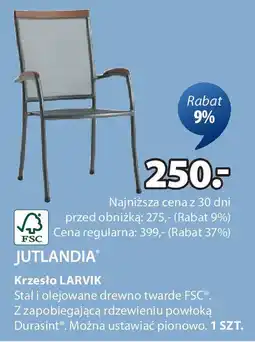 JYSK Jutlandia krzesło larvik oferta