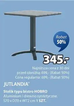 JYSK Jutlandia stolik typu bistro hobro oferta