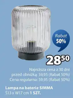 JYSK Lampa na baterie simma oferta