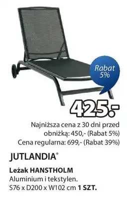 JYSK Jutlandia leżak hanstholm oferta