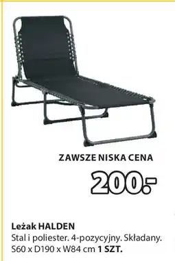 JYSK Leżak halden oferta