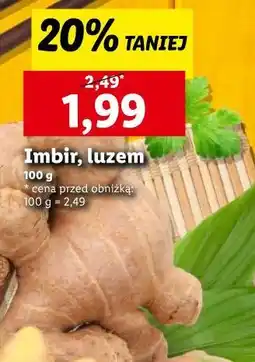 Lidl Imbir 100g oferta