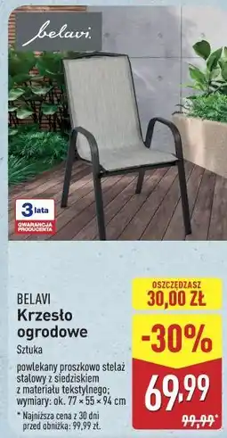 ALDI Krzesło ogrodowe oferta