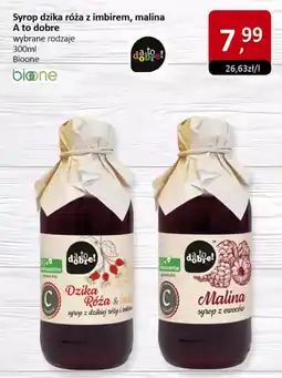 Market Point Syrop dzika róża z imbirem, malina a to dobre bioone oferta