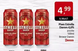 Market Point 9,98zł/l piwo estrella damm 4,6% browar damm oferta