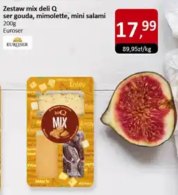 Market Point Zestaw mix deli q ser gouda, mimolette, mini salami euroser oferta