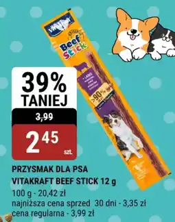 bi1 Przysmak dla psa vitakraft beef stick oferta