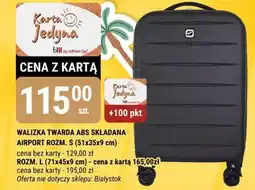 bi1 Walizka twarda abs składana airport rozm. s oferta