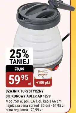 Czajnik turystyczny silikonowy adler ad 1279