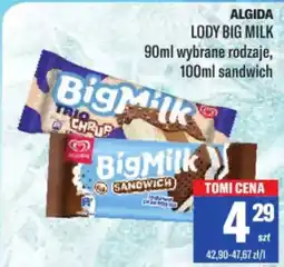 TomiMarkt Algida lody big milk oferta