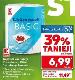 Kaufland Ręcznik kuchenny K-Classic oferta