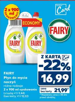 Kaufland Płyn do naczyń Fairy oferta