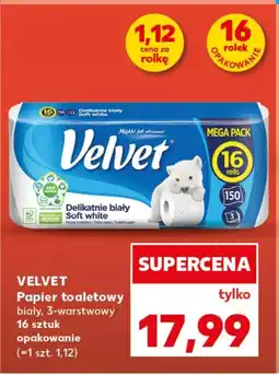 Kaufland Papier toaletowy Velvet oferta