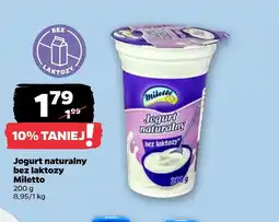 Netto Jogurt bez laktozy Miletto oferta