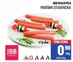 TomiMarkt Jbb bałdyga parówki studenckie oferta