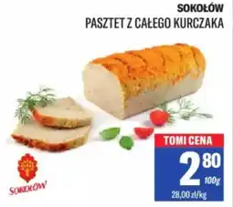 TomiMarkt Sokołów pasztet z całego kurczaka oferta