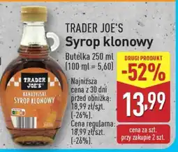 ALDI TRADER JOE'S Syrop klonowy oferta