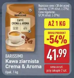 ALDI BARISSIMO Kawa ziarnista Crema & Aroma oferta