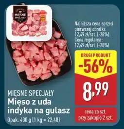 ALDI Mięso z uda indyka na gulasz oferta