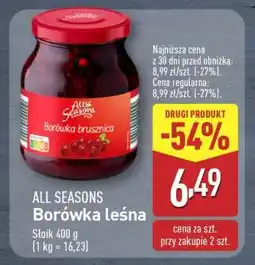 ALDI ALL SEASONS Borówka leśna oferta
