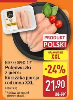 ALDI Polędwiczki z piersi kurczaka porcja rodzinna XXL oferta