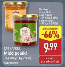 ALDI GRANDESSA Miód polski oferta