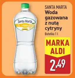 ALDI SANTA MARTA Woda gazowana z nutą cytryny oferta