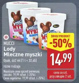 ALDI MUCCI Lody Mleczne myszki oferta